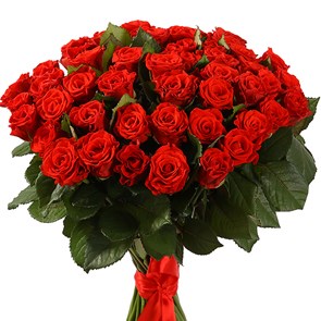 Букет красных роз 50 см