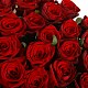 Букет 35 красных роз 60/70 см - фото 5832