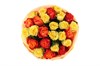 Букет 25 роз, желто-оранжевый микс - фото 6441