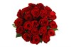 Букет 21 красная роза 60/70 см - фото 6486