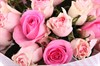 Букет 25 роз, розовый микс - фото 6601