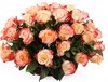 51 роза Кабаре в корзине - фото 8260