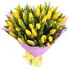 Букет 51 тюльпан, желтые - фото 8300