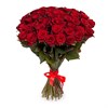 Букет из 51 красной розы 60/70 см - фото 8366