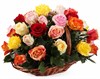 Фламандская легенда (35 роз) в корзине - фото 8553